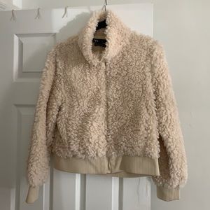 Zara Teddy Bomber Jacket
